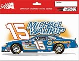 Michael Waltrip Name/Number Nascar Static Cling Sticker
