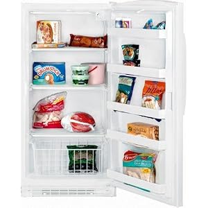 Summit SCFF55SSTB Stainless Steel / Pro Handle 24" Frost-Free Built-In Freezer with 5.0 Cu Ft, Whit