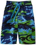 Charlie Rocket Boys 2-7 Camo Swim Full Elastic Short
