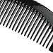 Outop Black Ox Horn Hair Comb, Wide Tooth, Pocket Comb
