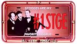 The 3 Three Stooges Neon License Plate Wall Clock,I Love Lucy also available!