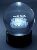 Carrier Dome (Syracuse Orangemen) Laser Etched Crystal Ball