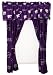 Kansas State - Collegiate Curtain Panels - (Big 12 Conference)