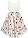Sunny Fashion Girls Dress Hi-lo Maxi Sequin Chiffon Lace Beige