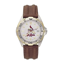 Saint Louis Cardinals Mens MLB "All-Star" Watch (Leather Band)