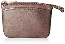 David King & Co. Zip Coin Purse Small, Cafe, One Size

