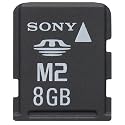 Sony MSA8GU2 8GB Memory Stick Micro M2 + Adaptor