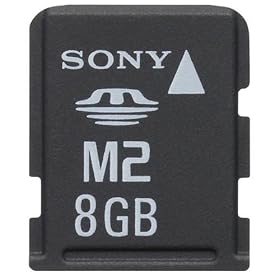 Sony MSA8GU2 8GB Memory Stick Micro M2 + Adaptor