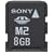 Sony MSA8GU2 8GB Memory Stick Micro M2 + Adaptor