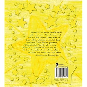 Erinnerungen sind kleine Sterne - Erinnerungsalbum für verwaiste Geschwister