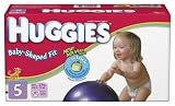 Huggies Baby-Shaped Fit Diapers, Size 5 (Over 27 Lbs), Disney, Pack of 112 Diapers