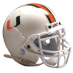 Miami Hurricanes NCAA Replica Full Size Helmet by Schutt Sports