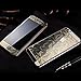 Bingol iPhone 6 3D Diamond Screen Protector,Front & Back Colored Tempered Glass Screen Protector for iPhone6 4.7 inch (Gold)