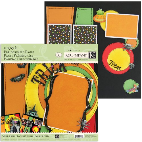 KandCompany Simply K Halloween Pre-Designed Pages 