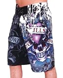 New 2010 Ed Hardy By Christian Audigier Men's Tattoo Love Kills Slowly Paint Swim Board Shorts