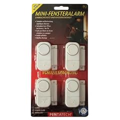 4 er Packung Minialarm, Mini-Fensteralarm f�r Fenster, T�ren und Schr�nke