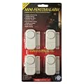 4 er Packung Minialarm, Mini-Fensteralarm f�r Fenster, T�ren und Schr�nke