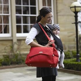 Koo Di (Formerly Samsonite) Messenger Baby Nappy / Changing Bag, colour Orange