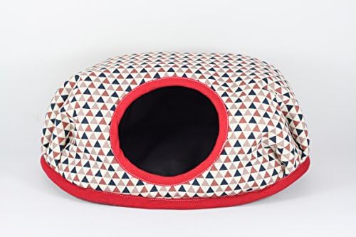 (Red)Pumpkin Beds for Hedgehog , Hamster and Other Small Animals. Cotton. Easy to Clean. Water Washable. Hand-made.Hide out.