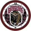 Montana Grizzlies Suntime 12" Dimension Glass Crystal Wall Clock - NCAA College Athletics