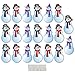 VictoryStore Christmas Yard Decorations: Snowman Pathway Markers, Includes Stakes, 12978