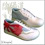 Onmyodo Chinpin Lace-up Sneaker White/Light Blue/Red/Pink