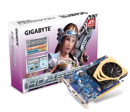 Gigabyte GV-R465OC-1GI Radeon HD 4650 Graphics Card (1GB, ATX, DVI-I)