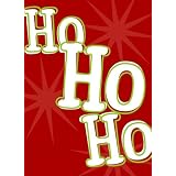 A*Press by Avanti Christmas Cards, Glitter Ho Ho Ho, 10 Count