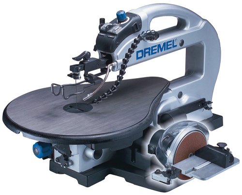 Dremel 1800-01 1.4 Amp 18-Inch 1/6 Horsepower Benchtop Variable Speed Scroll Saw with Built-In 5-Inch Disc Sander