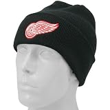 NHL '47 Brand Detroit Red Wings Black Knit Beanie