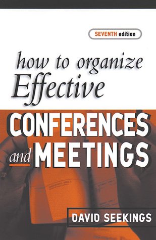 how to organize effective conference and meetings