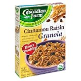 Cascadian Farms Cinnamon Raisin Granola, 17-Ounce Boxes (Pack of 6)