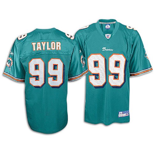 REEBOK MIAMI DOLPHINS JASON TAYLOR REPLICA JERSEY SIZE XX-LARGE