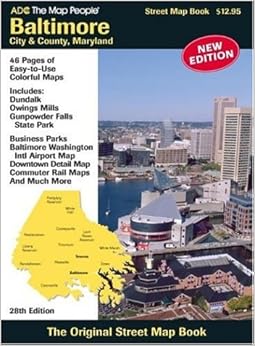Baltimore City & County, Maryland (Street Map Books): 9780875308005 