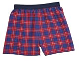 Blue Red flannel cotton boxers boxer shorts available in 8 sizes
