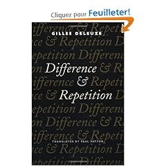 Difference and Repetition