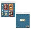 Retro Spoofs Novelty College Humor 2x3 Inch Button Fridge Magnets (Set of 4 Large Magnetic Buttons)
