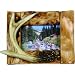 River's Edge Genuine Firwood Horizontal 4 x 6 Picture Frame with Hand Painted Poly Resin Deer Antler Accent