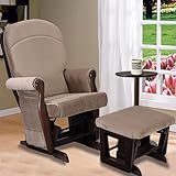 Manhattan Locking Glider Rocker with Ottoman and Side Table