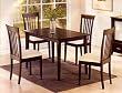 BEAUTIFUL SET OF 2 BLACK FINISH CHAIRS W. CUSHION