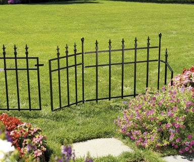 Panacea Products Classic Finial Gate, Black