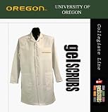 Oregon Ducks Long Lab Coat from GelScrubs - B000BJHERM