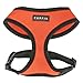 Puppia Soft Dog Harness No Choke Over-The-Head Triple Layered Breathable Mesh Adjustable Chest Belt and Quick-Release Buckle, Orange, XX-Large