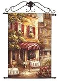 Sidewalk Cafe Canvas Art Wall Hanging 31