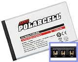 PolarCell Akku für Nokia 5730, 3120 classic, 6600 Slide, 8800 Arte, E66, E75 (Li-Polymer)