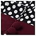 Miusol Women's Cut Out Vintage Polka Dot Optical Illusion Bridesmaid Swing Dress