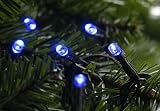 Festive Blue Twinkling LV LED Lights, 200