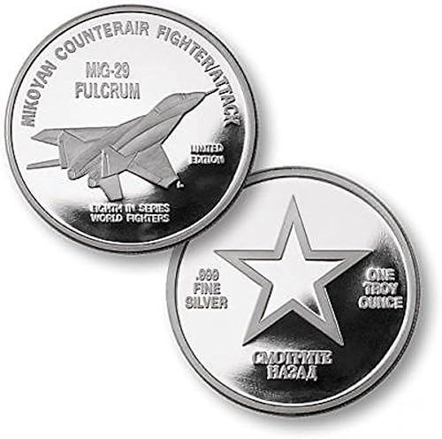 Mig-29 .999 Silver Challenge Coin