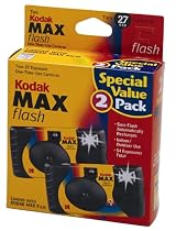 Kodak MAX 35mm Single Use Cameras with Flash (2 Pack)