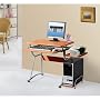 Techni Mobili Juvenile MDF Compact Computer Desk, Cherry